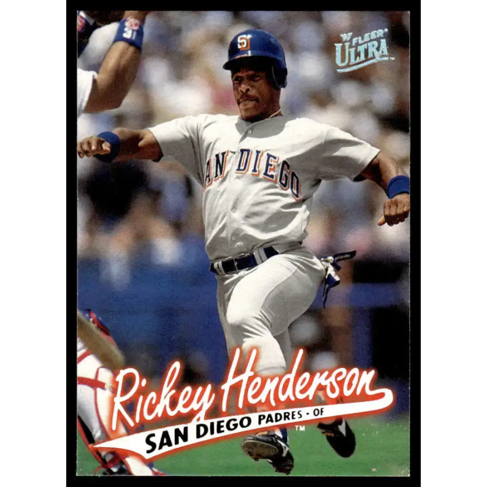 1997 Ultra #285 Rickey Henderson NM-MT San Diego Padres Baseball Card - Baseball Card Single