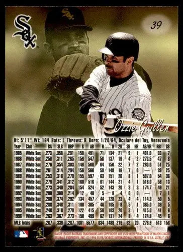 1997 Ultra #39 Ozzie Guillen NM Near Mint White Sox ID:32286 - Baseball Card Single