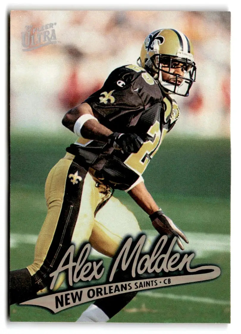1997 Ultra #72 Alex Molden - Football Card Single