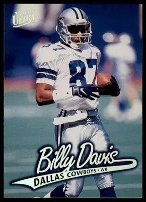 1997 Ultra Billy Davis RC 323 Dallas Cowboys
