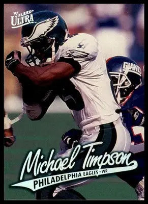 1997 Ultra Michael Timpson 225 New England Patriots