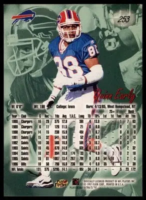 1997 Ultra Quinn Early 253 New Orleans Saints