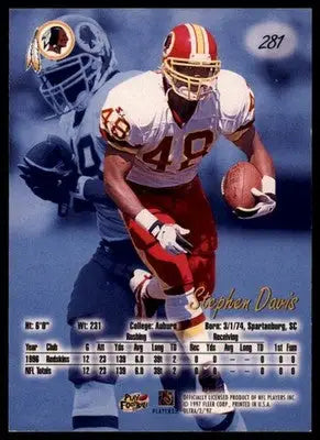 1997 Ultra Stephen Davis 281 Georgia Bulldogs