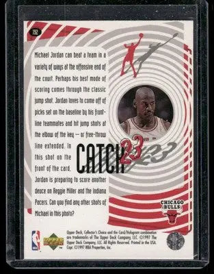1997 Upper Deck Collector’s Choice Michael Jordan #192 Basketball - Basketball Card Single