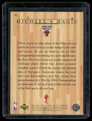 1997 Upper Deck Collector’s Choice Michael Jordan #387 Basketball
