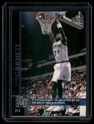 1997 Upper Deck Kevin Garnett #75 Basketball - Basketball Card Single