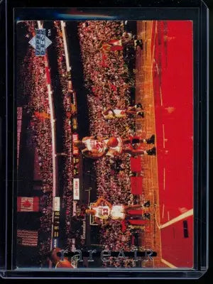 Rare Air Michael Jordan Upper Deck basketball card from 1997 featuring deck michael jordan
