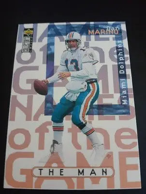 1997 Upper Deck - Names of the Game Dan Marino #62. Miami Dolphins. NRMT+ - Football Card Single
