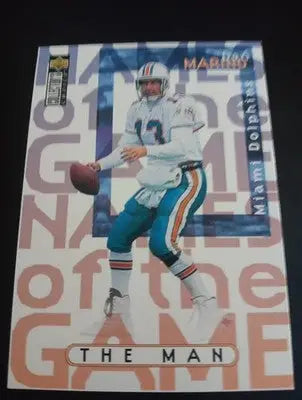 1997 Upper Deck - Names of the Game Dan Marino #62. Miami Dolphins. NRMT+ - Football Card Single