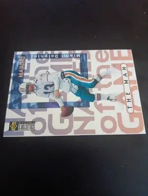 1997 Upper Deck - Names of the Game Dan Marino #62. Miami Dolphins. NRMT+ - Football Card Single