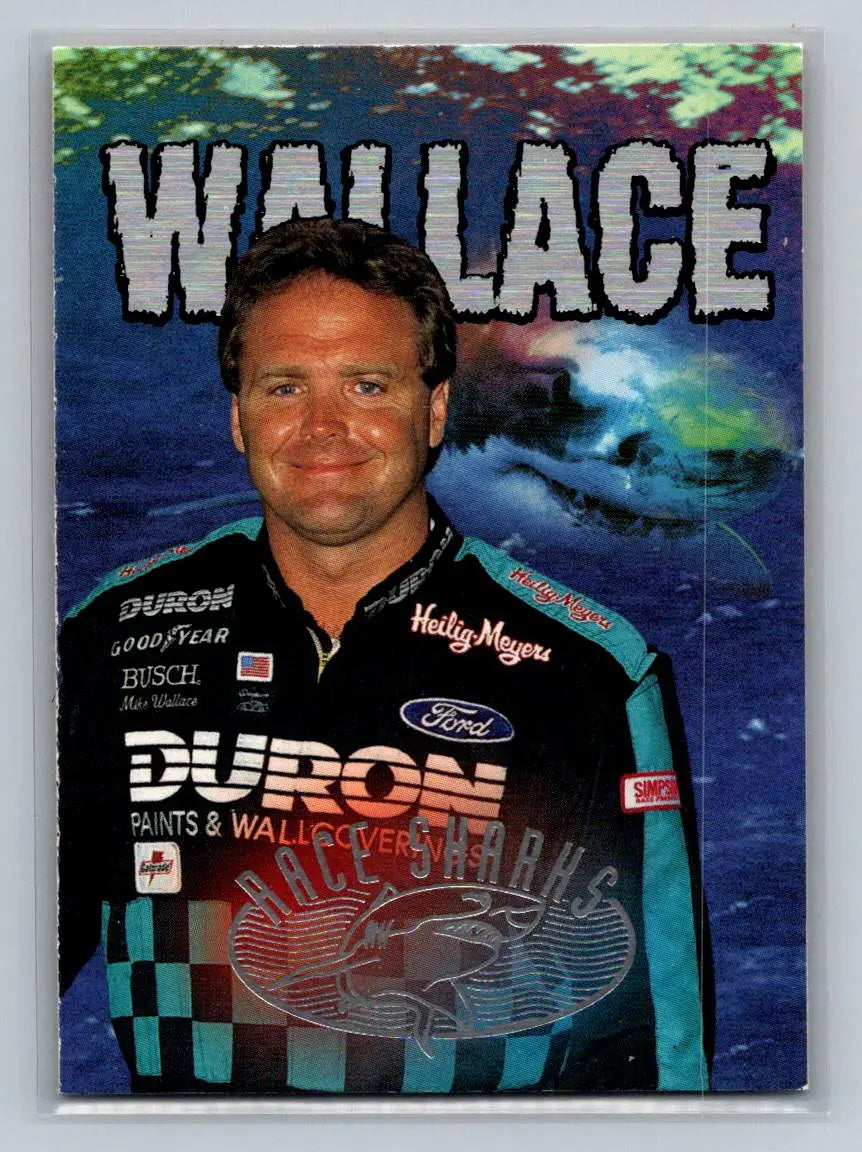 1997 Wheels Race Sharks #13 Mike Wallace Donlavey Racing - Racing Card Single