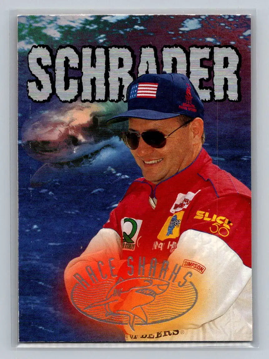 1997 Wheels Race Sharks #15 Ken Schrader Hendrick Motorsports - Racing Card Single