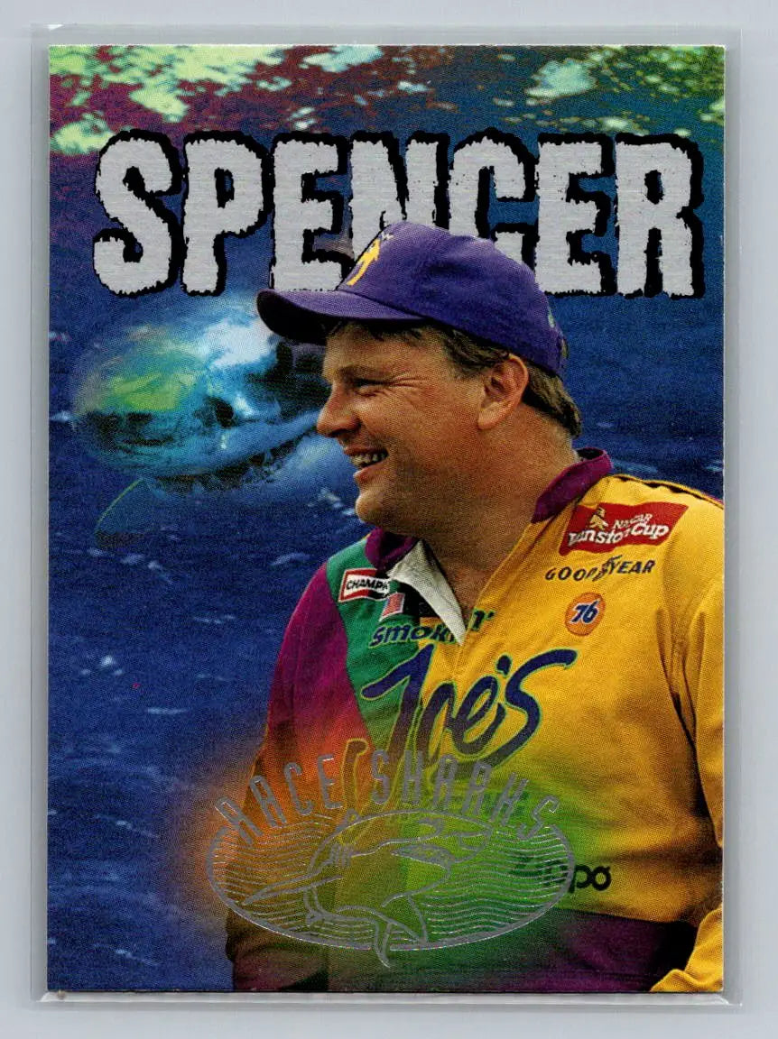 1997 Wheels Race Sharks #23 Jimmy Spencer Travis Carter Enterprises - Racing Card Single
