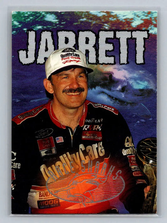 1997 Wheels Race Sharks #34 Dale Jarrett Robert Yates Racing - Racing Card Single