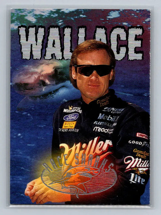 1997 Wheels Race Sharks #5 Rusty Wallace Penske Racing South - Racing Card Single