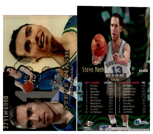 1998-99 Flair Showcase Row 1 #84 Steve Nash NM-MT 2711/6000 ID:45484 - Basketball Card Single