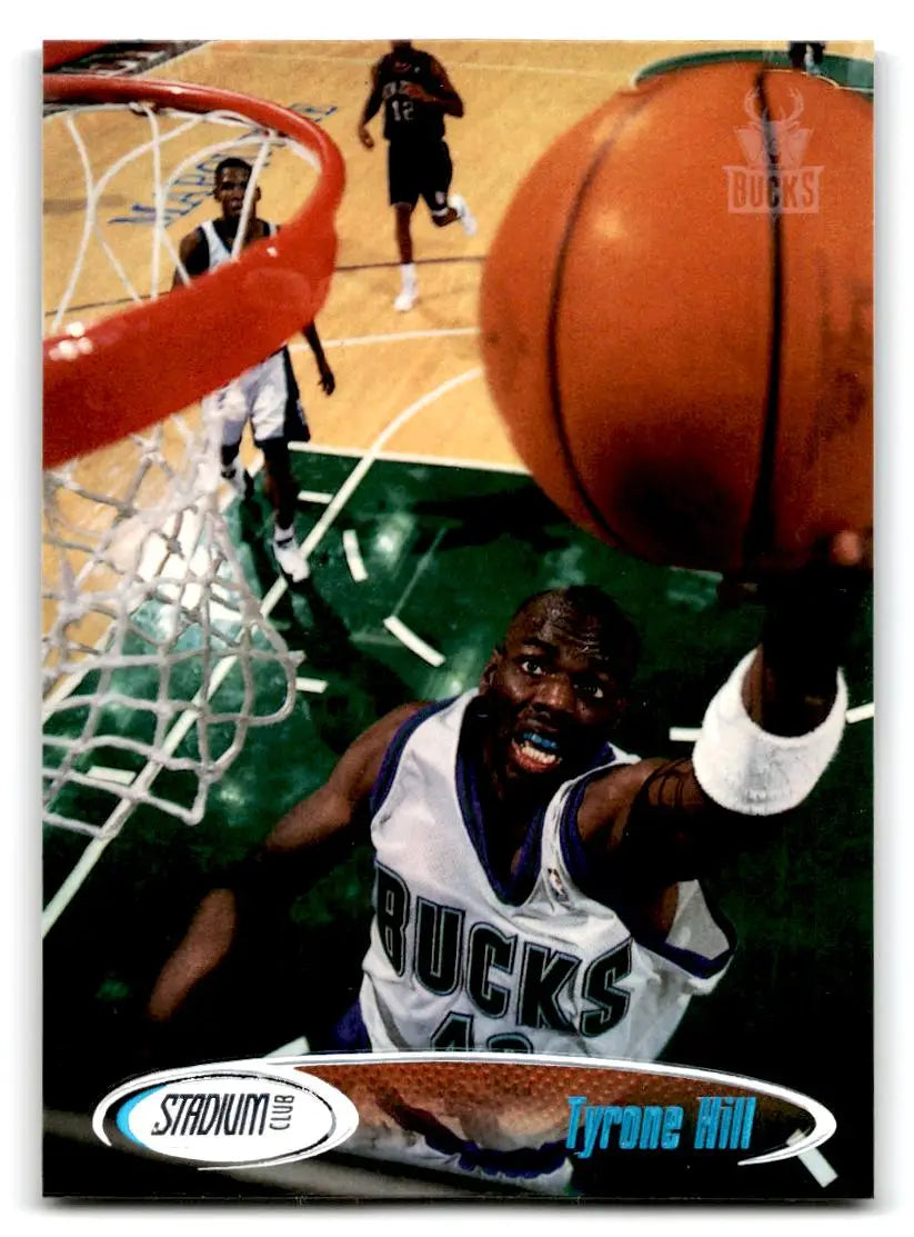 1998-99 Stadium Club #146 Tyrone Hill - Basketball Card Single