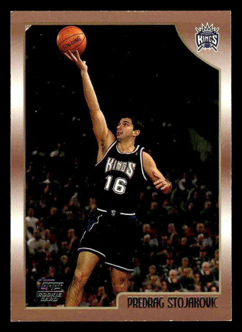 1998-99 Topps #201 Predrag ’Pete’ Stojakovic Base RC Sacramento Kings - Basketball Card Single