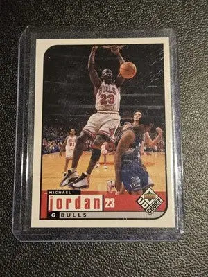 Michael Jordan Chicago Bulls 1998-99 UD Choice Preview basketball card