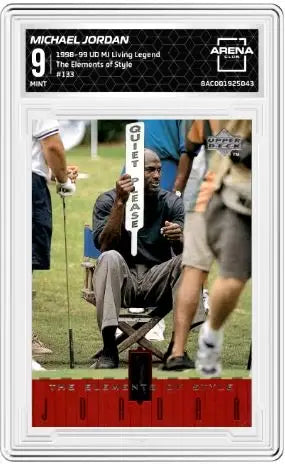 1998-99 UD MJ Living Legend Michael Jordan #133 Elements of Style Golf AC 9