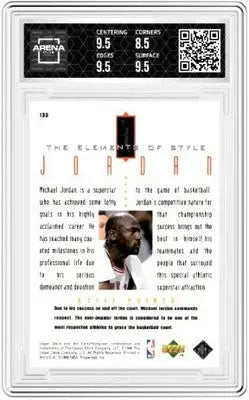 Graded Michael Jordan Living Legend Michael Jordan Elements of Style basketball card