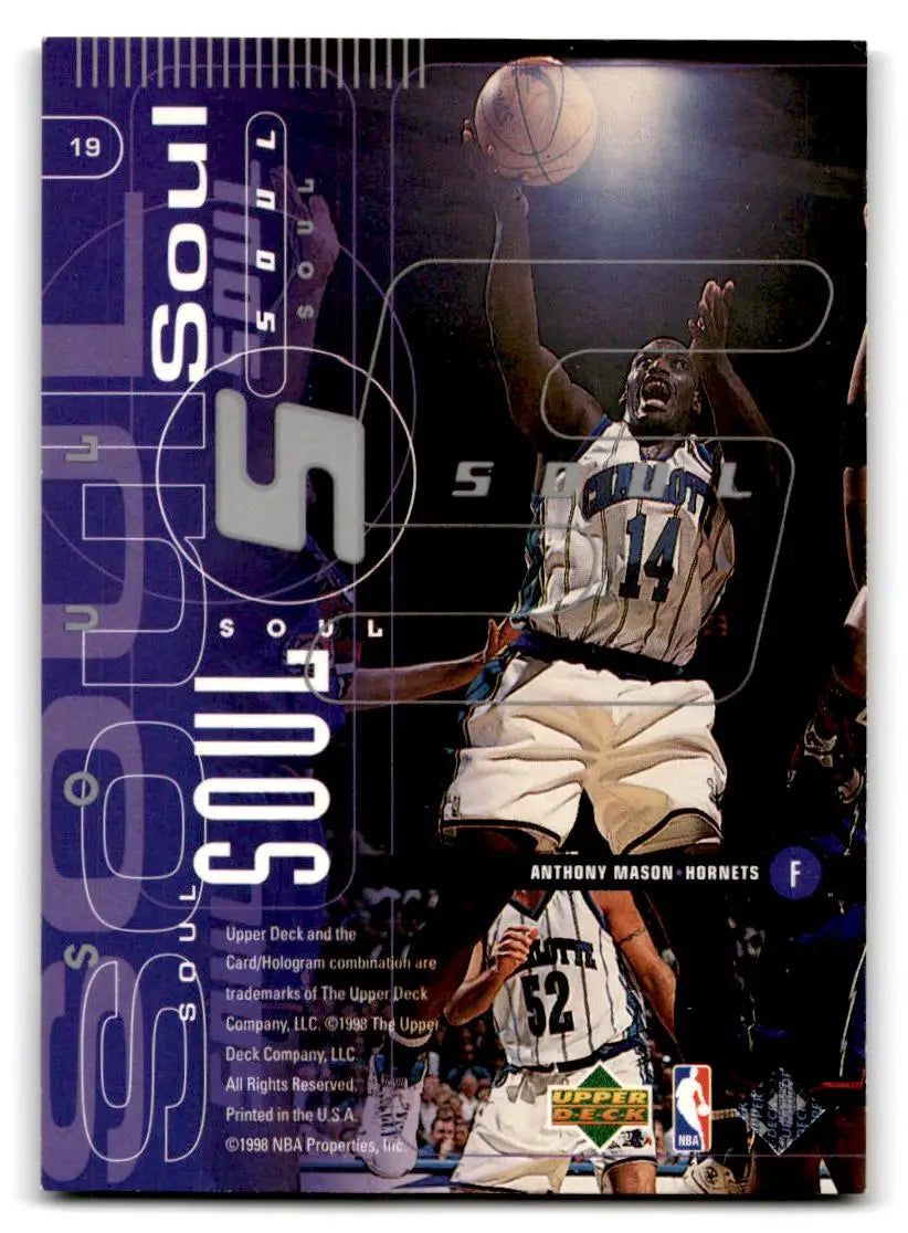 1998-99 Upper Deck #19 Glen Rice / Anthony Mason - Basketball Card Single