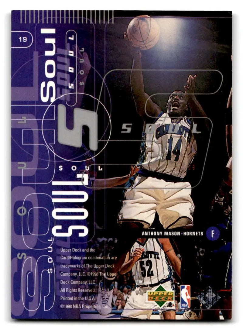 1998-99 Upper Deck #19 Glen Rice / Anthony Mason - Basketball Card Single