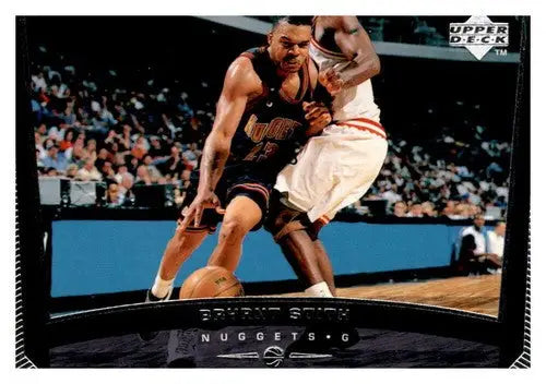 Bryant Stith basketball card from 1998-99 Upper Deck Nuggets sports cards with original gloss