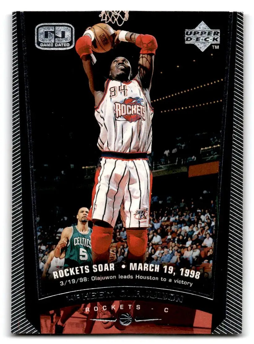 1998-99 Upper Deck #59 Hakeem Olajuwon - Basketball Card Single