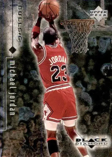 Michael Jordan basketball card from 1998-99 Upper Deck Black Diamond series