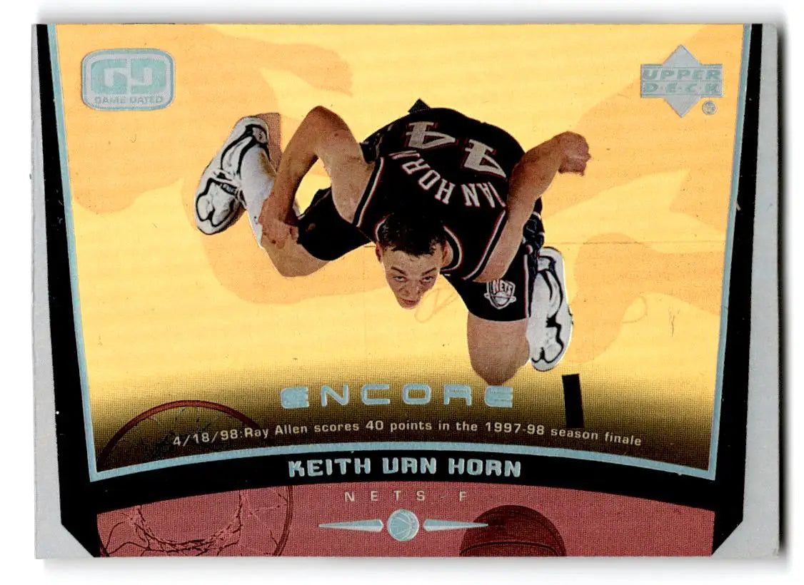 1998-99 Upper Deck Encore #52 Keith Van Horn - Basketball Card Single