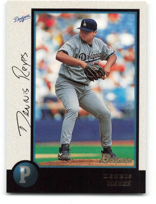 1998 Bowman #108 Dennys Reyes EX Excellent Los Angeles Dodgers Baseball Card - Baseball Card Single
