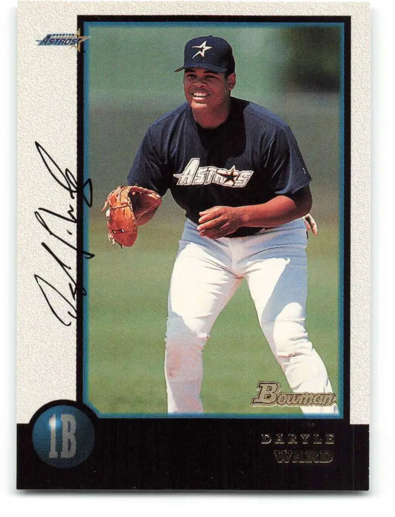 1998 Bowman #111 Daryle Ward EX Excellent Houston Astros Baseball Card - Baseball Card Single