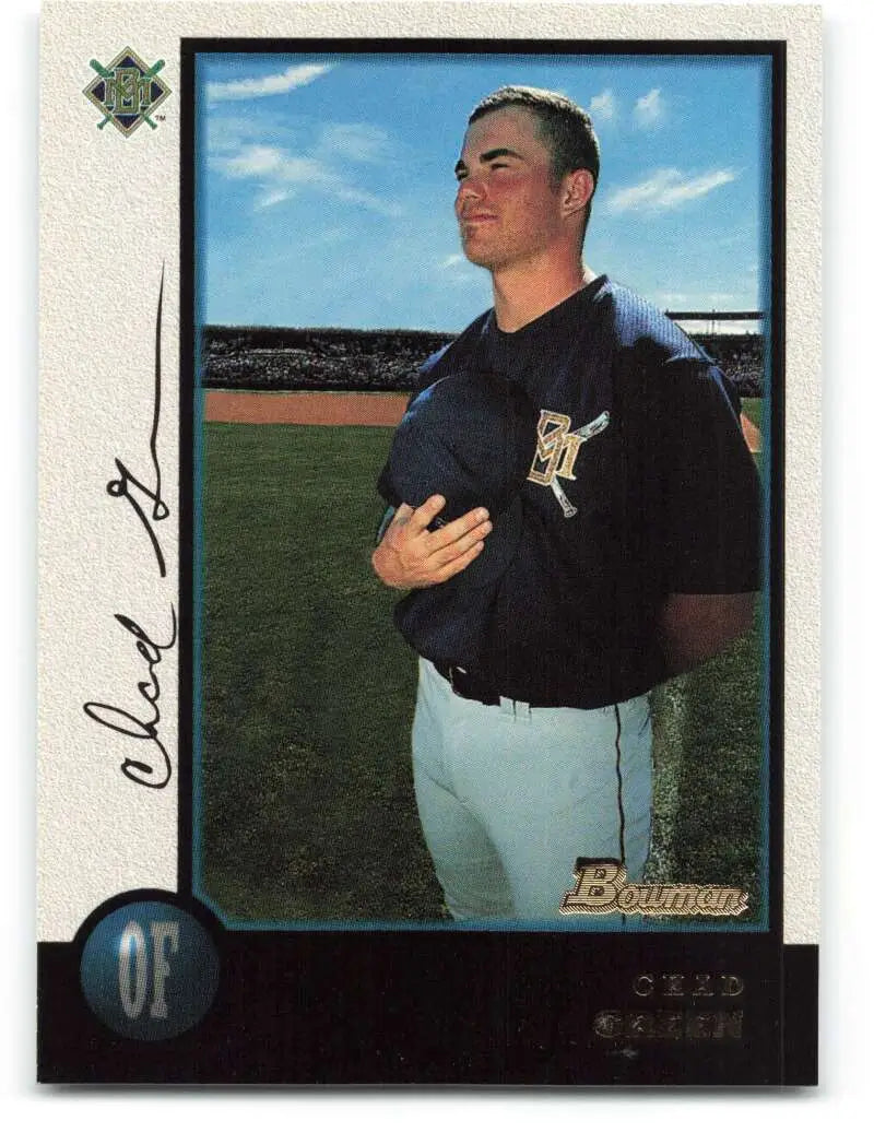 1998 Bowman #113 Chad Green EX Excellent Milwaukee Brewers Baseball Card - Baseball Card Single
