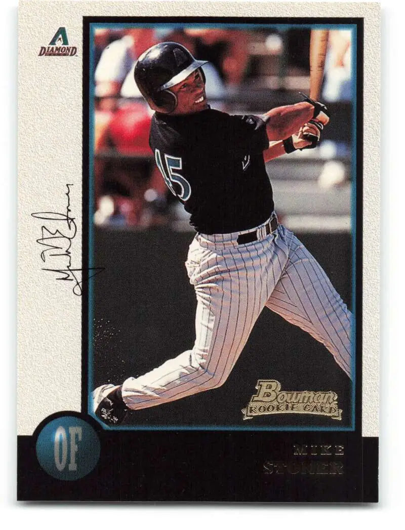 1998 Bowman #114 Mike Stoner EX Excellent RC Rookie Arizona Diamondbacks Baseball Card - Baseball Card Single