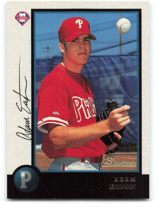 1998 Bowman #116 Adam Eaton EX Excellent Philadelphia Phillies Baseball Card - Baseball Card Single