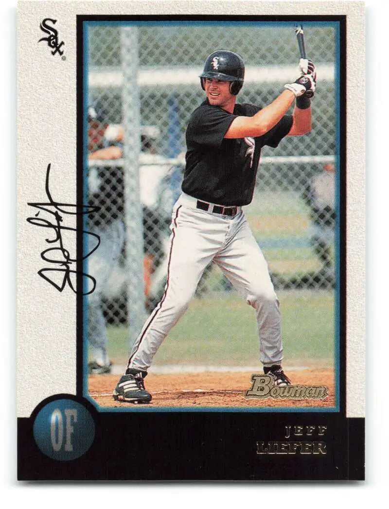 1998 Bowman #117 Jeff Liefer EX Excellent Chicago White Sox Baseball Card - Baseball Card Single