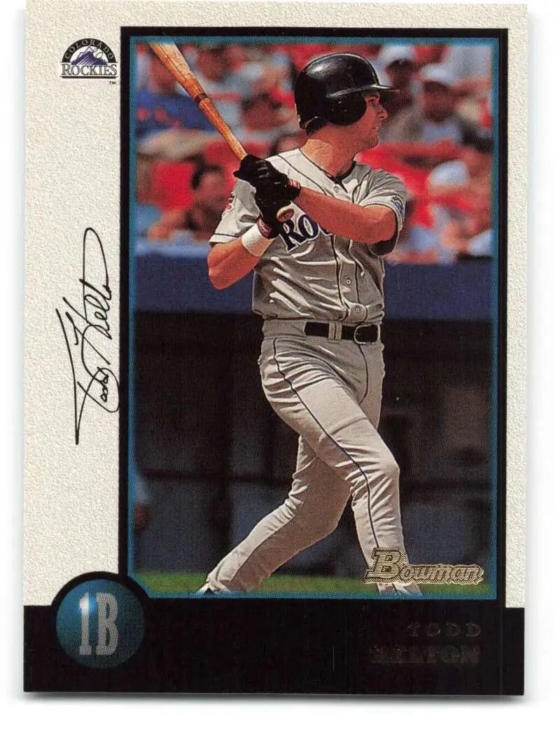 1998 Bowman #119 Todd Helton EX Excellent Colorado Rockies Baseball Card - Baseball Card Single