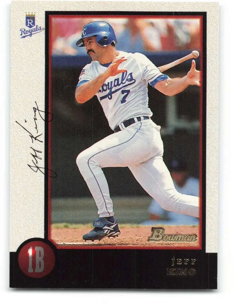 1998 Bowman #12 Jeff King EX Excellent Kansas City Royals Baseball Card - Baseball Card Single