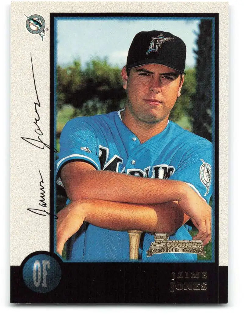 1998 Bowman #120 Jaime Jones EX Excellent RC Rookie Florida Marlins Baseball Card - Baseball Card Single