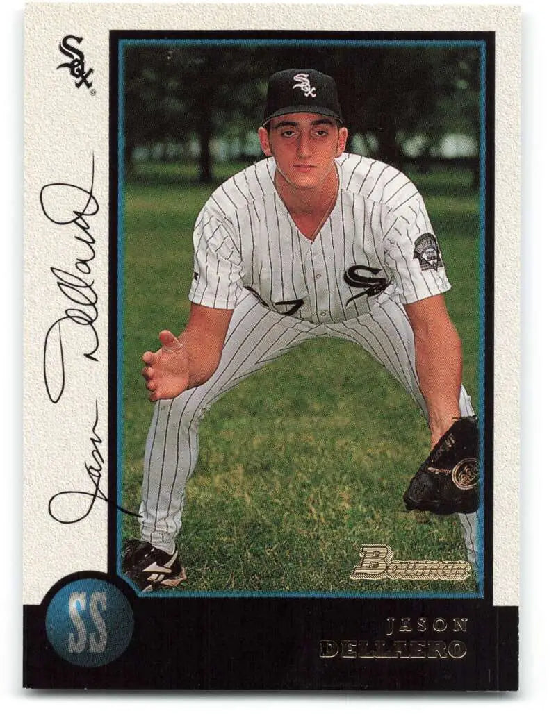 1998 Bowman #124 Jason Dellaero EX Excellent Chicago White Sox Baseball Card - Baseball Card Single