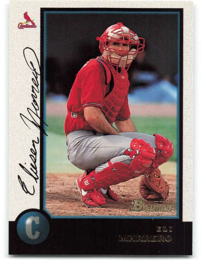 1998 Bowman #132 Eli Marrero EX Excellent St. Louis Cardinals Baseball Card - Baseball Card Single
