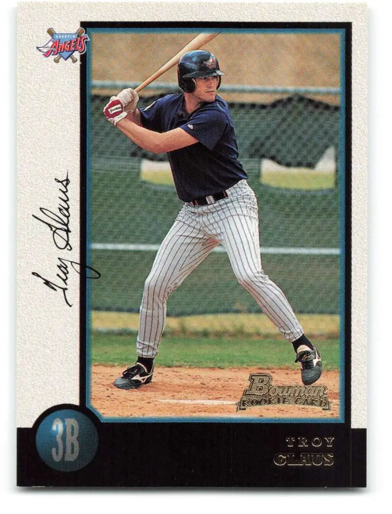 1998 Bowman #134 Troy Glaus EX Excellent RC Rookie Anaheim Angels Baseball Card - Baseball Card Single