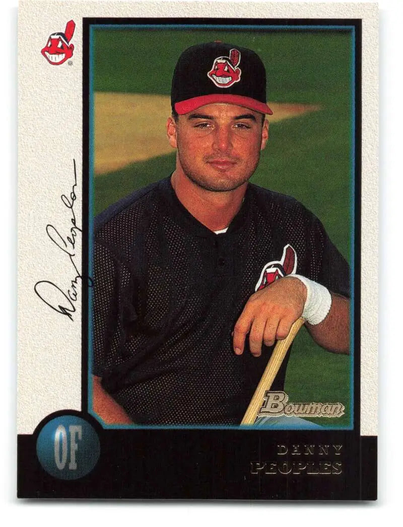 1998 Bowman #140 Danny Peoples EX Excellent Cleveland Indians Baseball Card - Baseball Card Single