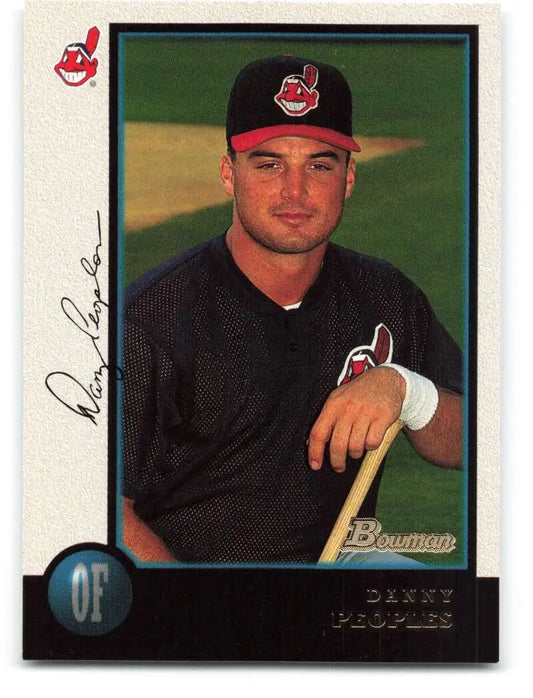 1998 Bowman #140 Danny Peoples EX Excellent Cleveland Indians Baseball Card - Baseball Card Single