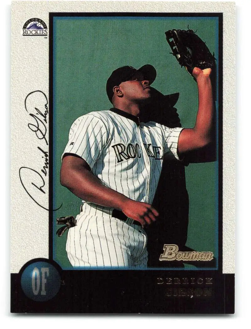 1998 Bowman #144 Derrick Gibson EX Excellent Colorado Rockies Baseball Card - Baseball Card Single