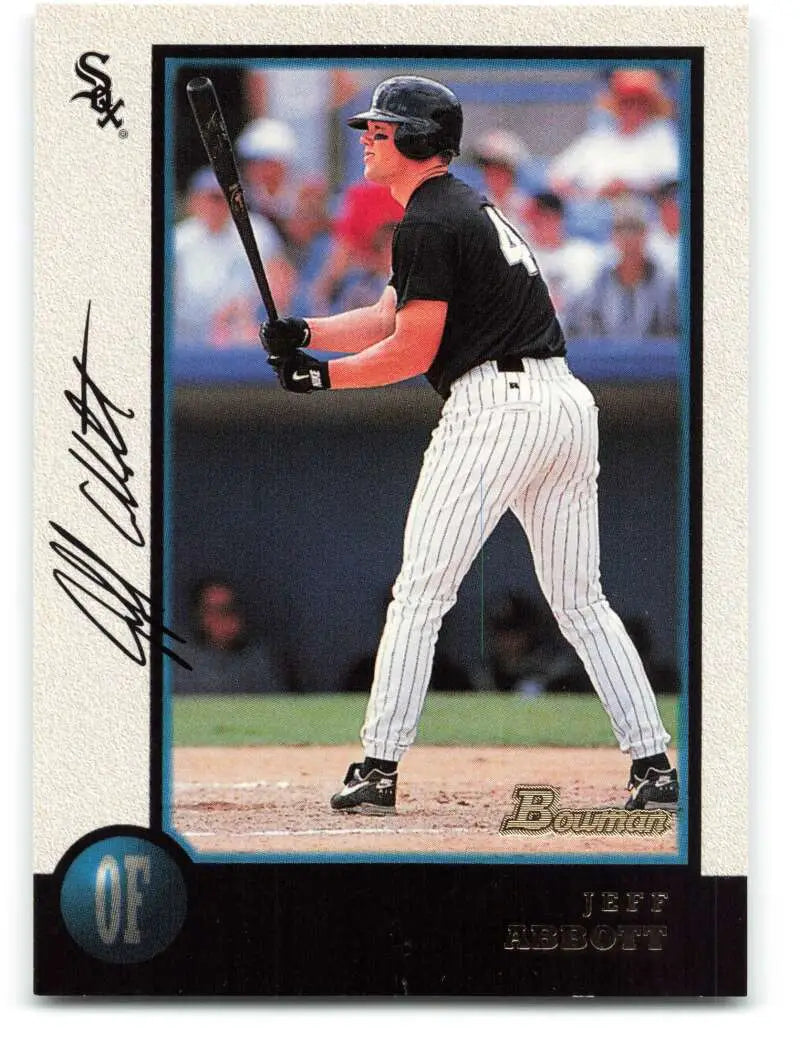 1998 Bowman #147 Jeff Abbott EX Excellent Chicago White Sox Baseball Card - Baseball Card Single