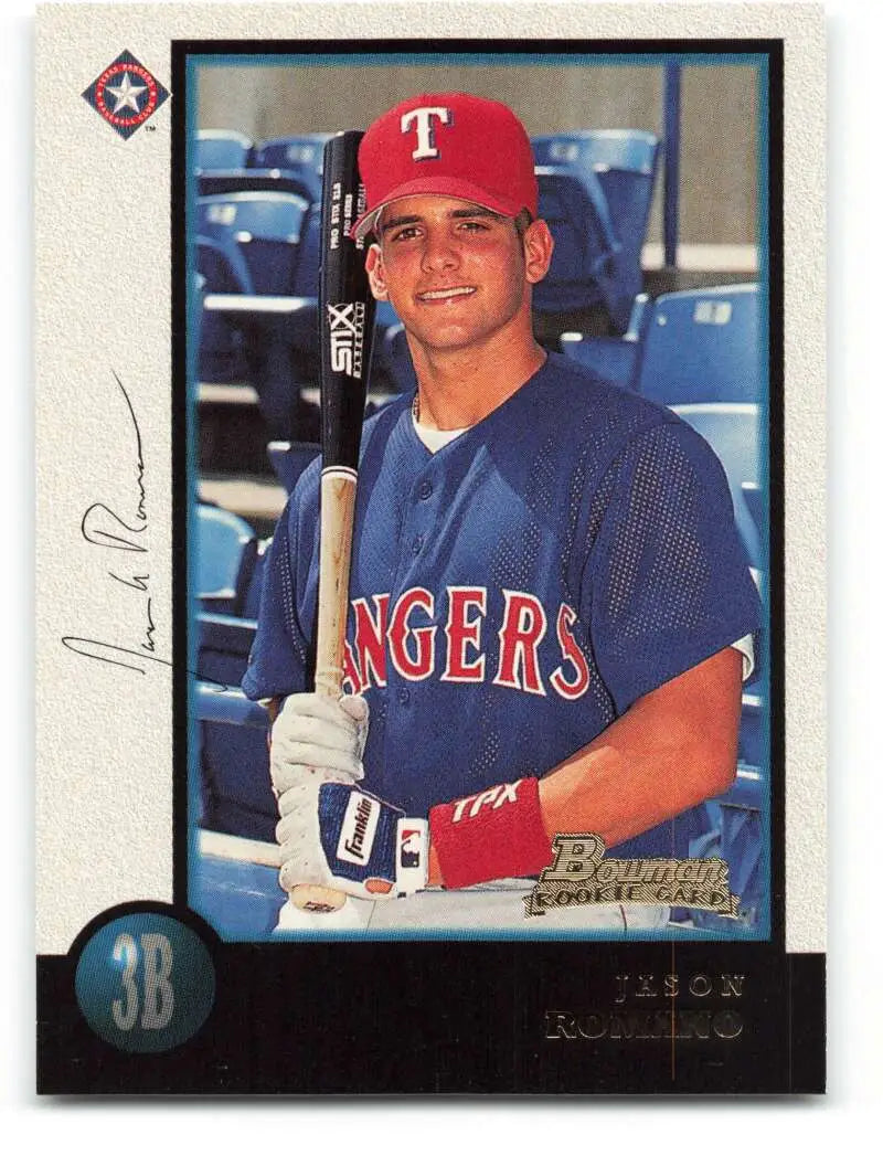 1998 Bowman #149 Jason Romano EX Excellent Texas Rangers Baseball Card - Baseball Card Single