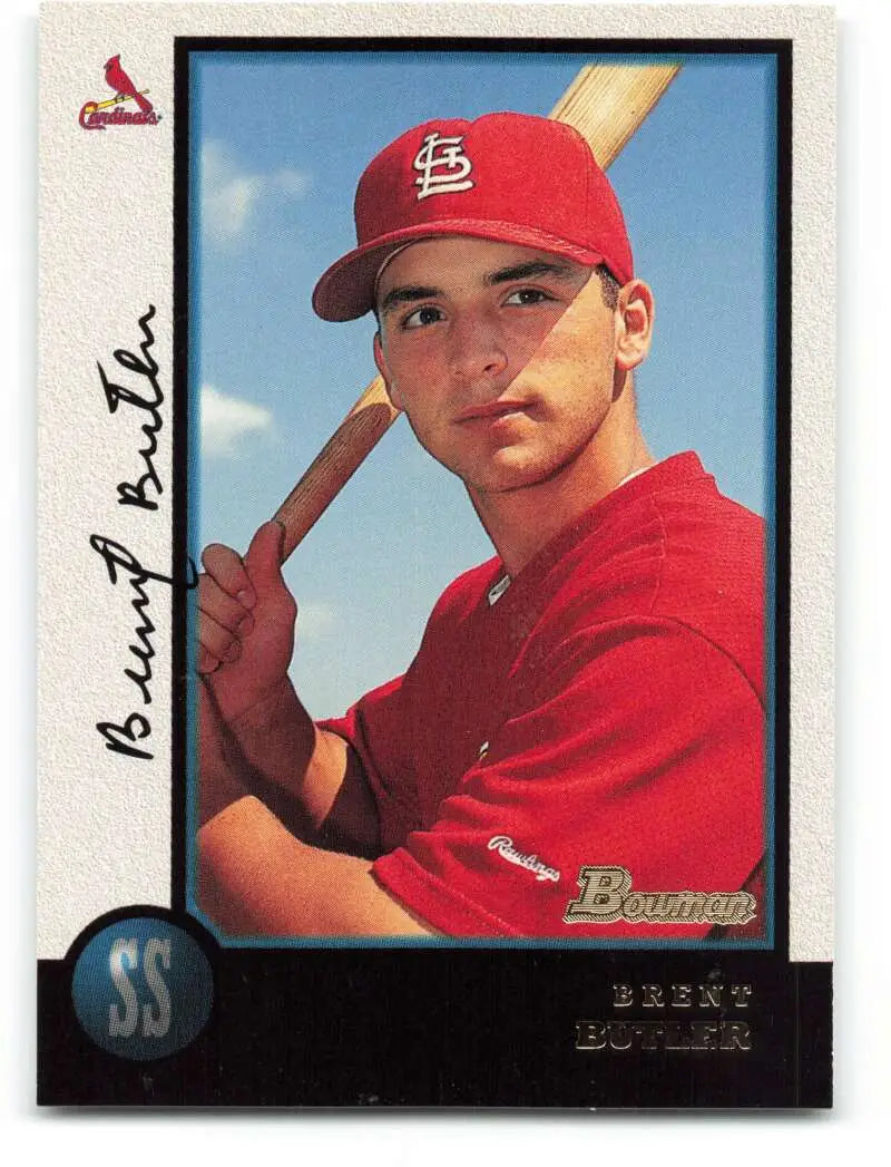 1998 Bowman #154 Brent Butler EX Excellent St. Louis Cardinals Baseball Card - Baseball Card Single