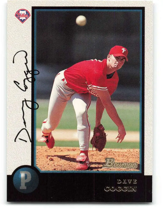 1998 Bowman #160 Dave Coggin EX Excellent Philadelphia Phillies Baseball Card - Baseball Card Single